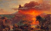 Frederic Edwin Church Oil Study of Cotopaxi Frederic Edwin Church USA oil painting artist